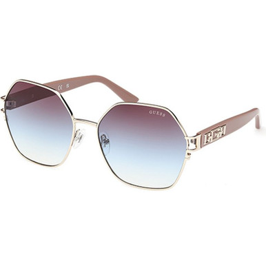 Buy Guess Gradient Square Women Sunglasses - (GU7761-D 32F 61 S