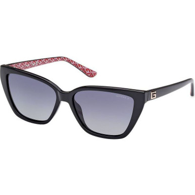 Guess GU7919, Shiny Black/Smoke Gradient Polarised Lenses