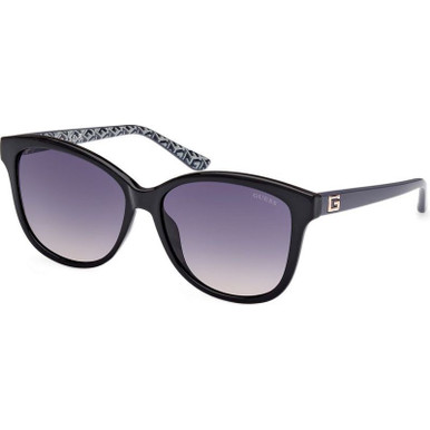 GU7920 - Shiny Black/Smoke Gradient Lenses