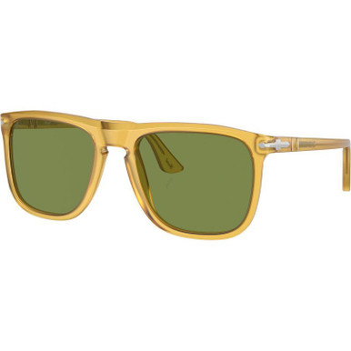 Persol PO3336S - Miele/Green Glass Lenses 54 Eye Size