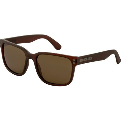 Matte Translucent Brown/Brown Polarised Lenses