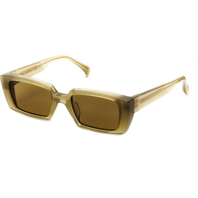 AM Eyewear Frankie - Wheat/Khaki Lenses