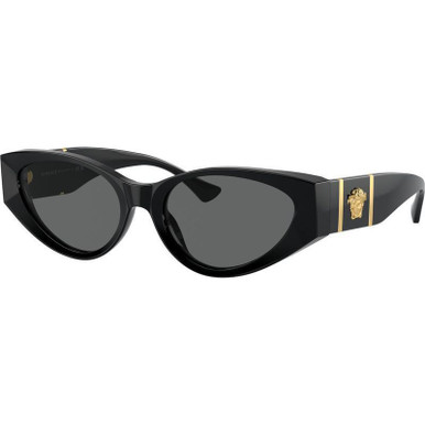 Versace VE4454 - Black/Dark Grey Lenses