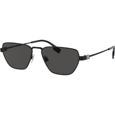 Burberry BE3146 - Black/Dark Grey Lenses