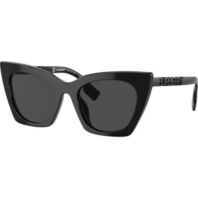 Burberry Marianne BE4372U, Black/Dark Grey Lenses