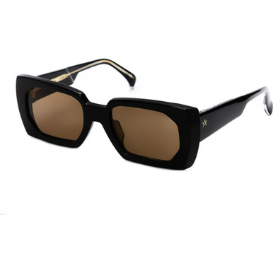 AM Eyewear Dom - Black/Smoke Lenses