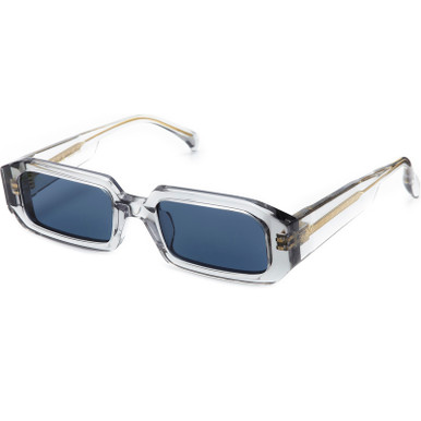 AM Eyewear Ollie, Ghost/Navy Blue Lenses