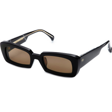 AM Eyewear Bridget - Black/Smoke Lenses