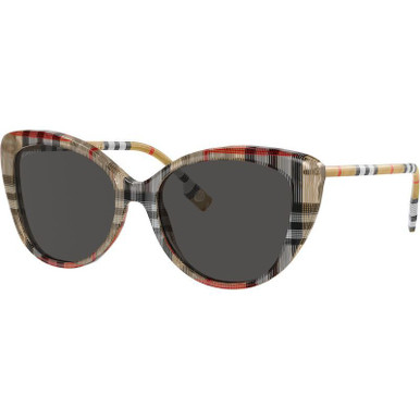 BE4407 - Vintage Check/Dark Grey Lenses