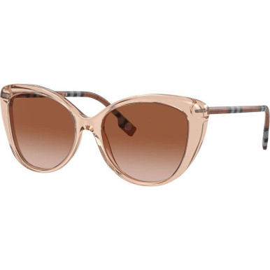 Burberry BE4407 - Peach/Brown Gradient Lenses