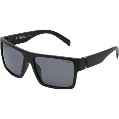 Polasports Ritual - Matte Black/Smoke Polarised Lenses
