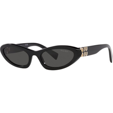 Miu Miu MU09YS - Black/Dark Grey Lenses