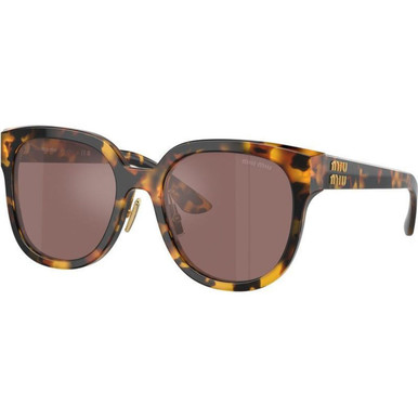 Honey Havana/Brown Silver Violet Mirror Lenses