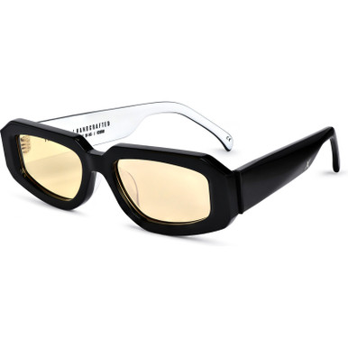 Black White/Yellow Photochromic Lenses