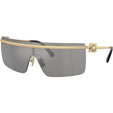 MU50ZS - Pale Gold/Light Grey Silver Mirror Lenses