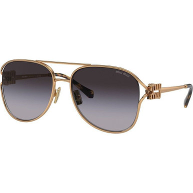 MU52ZS - Antique Gold/Grey Gradient Lenses