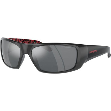 Arnette Hot Shot AN4182 - Dark Grey/Light Grey Black Mirror Lenses
