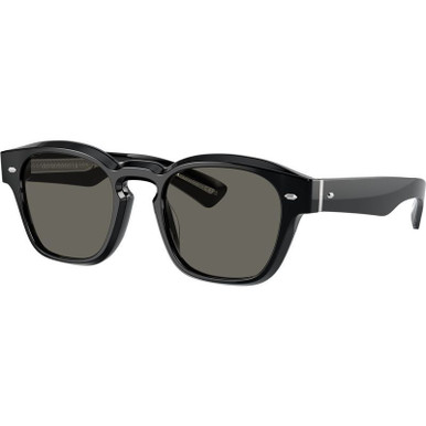 Oliver Peoples Maysen OV5521SU, Black/Carbon Grey Glass Lenses