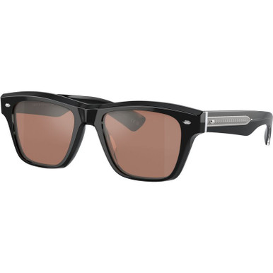 Oliver Peoples Oliver Sixties Sun OV5522SU - Black/Persimmon Mirror Glass Lenses