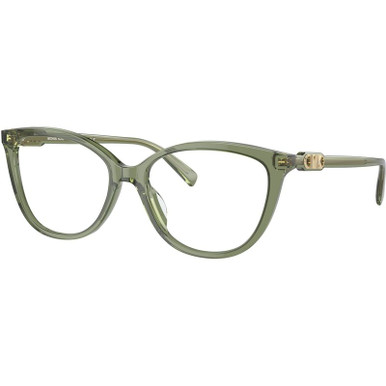 Michael Kors Glasses Westminster MK4109U, Green Transparent/Clear Lenses 54 Eye Size