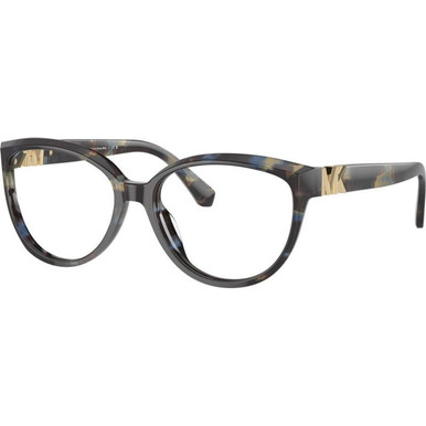 Blue Tortoise/Clear Lenses 55 Eye Size