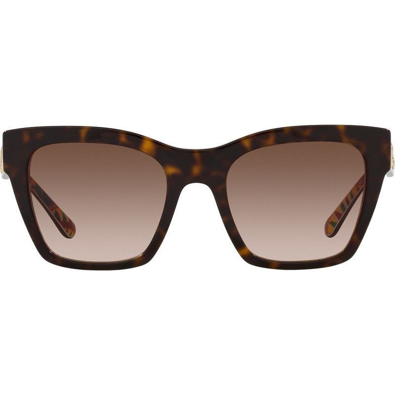 Dolce & Gabbana DG4384 Havana White Barrow/Brown Sunglasses
