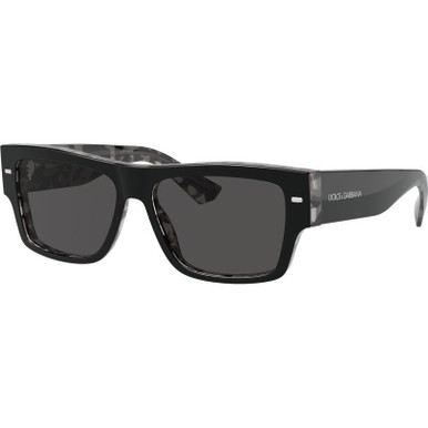 DG4451 - Black on Grey Havana/Dark Grey Lenses