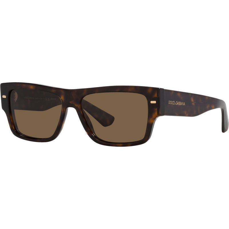 Buy Dolce & Gabbana DG4451 Havana/Dark Brown Sunglasses