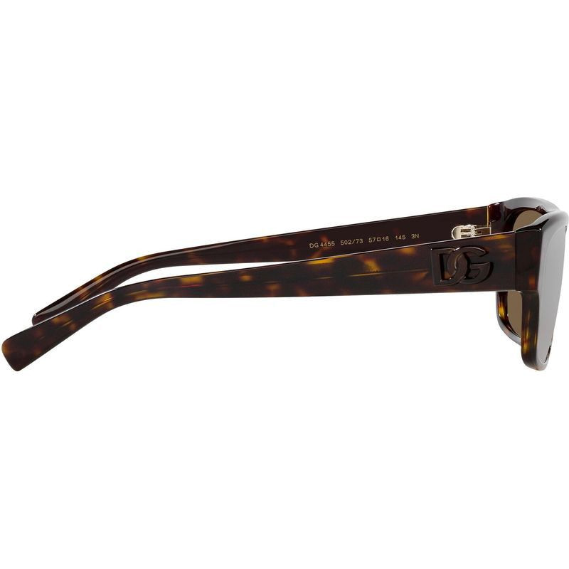 Buy the Dolce & Gabbana DG4455 Havana/Dark Brown Sunglasses