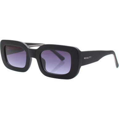 Reality Eyewear Luxe 4 - Jett Black/Grey Gradient Lenses