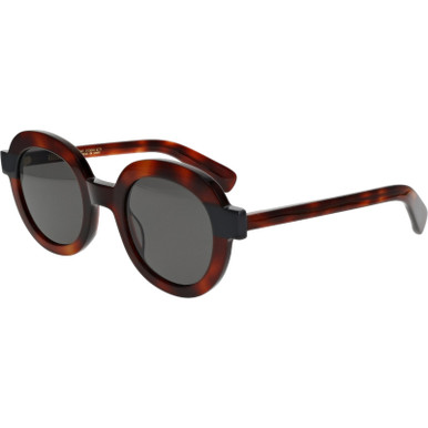 Dark Brown tortoiseshell/Black Lenses