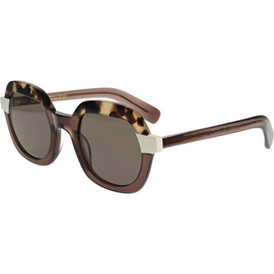 Webb - Trans Brown and Tortoiseshell/Dark Brown Lenses