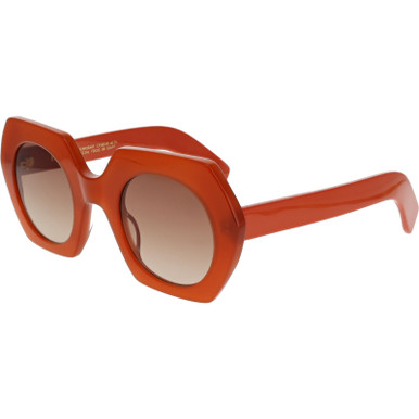 Kaleos Piaf, Translucent Orange/Dark Amber Gradient Lenses