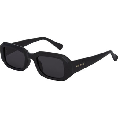 Carve Asher - Matte Black/Grey Polarised Lenses