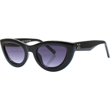 Reality Eyewear Luxe 2, Jett Black/Smoke Gradient Lenses