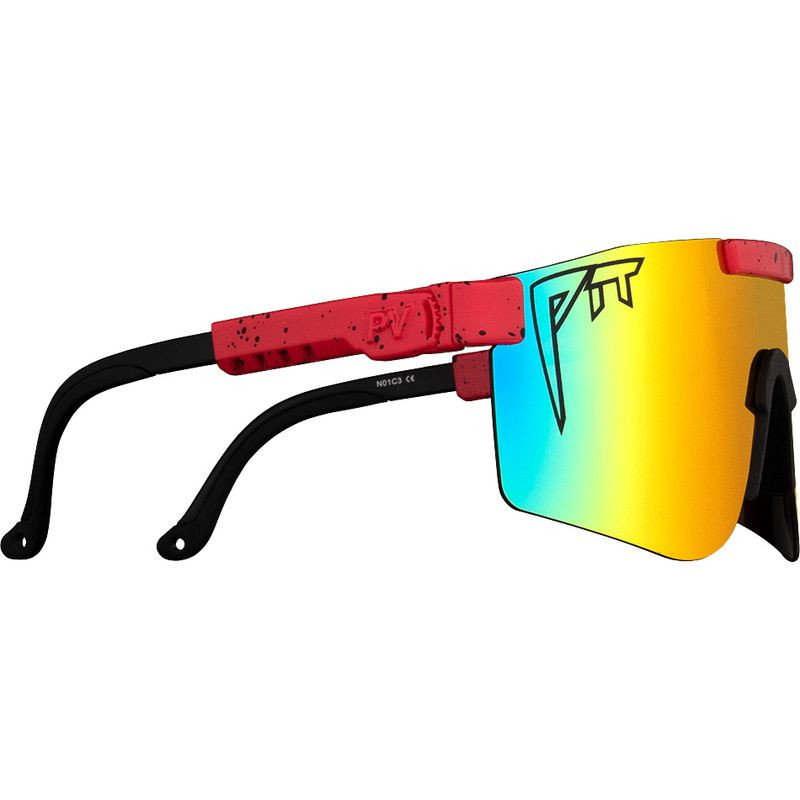 Pit Viper The Originals Occhiali - Double Wide - The Radical / Polarized  Rainbow Revo Mirror