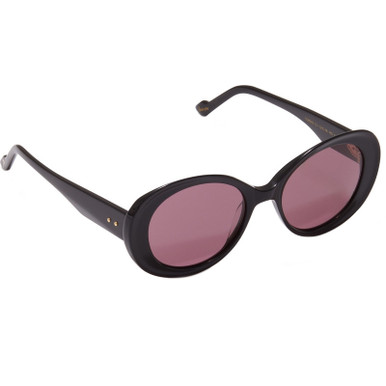 Black/Burgundy Lenses