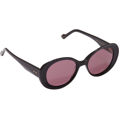 Black/Burgundy Lenses