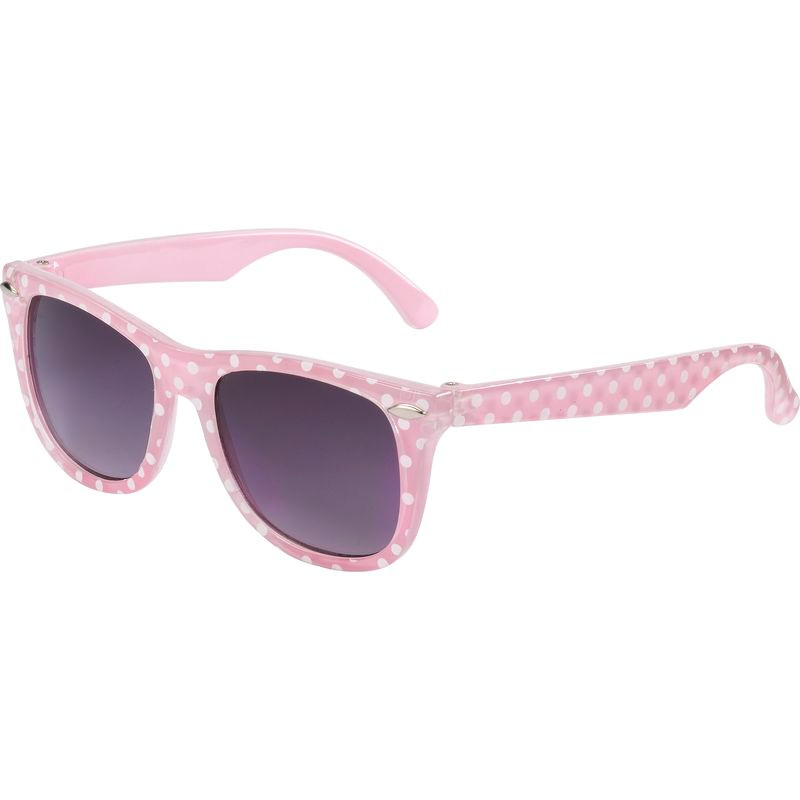 Frankie Ray Kids Minnie Gidget Light Pink and White Spot/Smoke Lenses