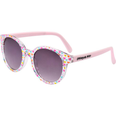 Frankie Ray Kids Sprinkle - Crystal Multi Heart/Smoke Gradient Lenses