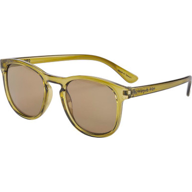 Frankie Ray Kids Clarke - Crystal Khaki/Brown Lenses