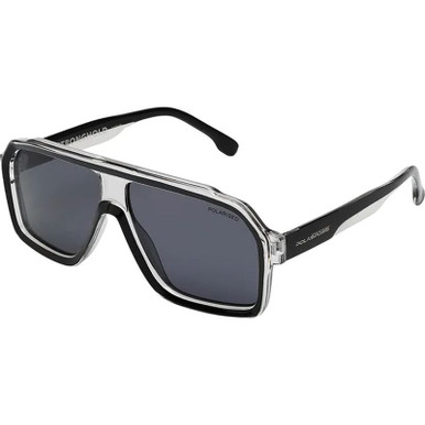 Polasports Stronghold, Black Grey/Smoke Polarised Lenses