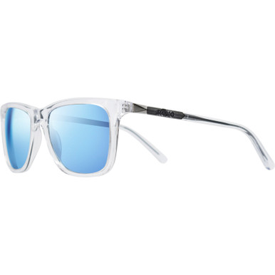 Revo Cove, Crystal/Blue Water Mirror Polarised Lenses