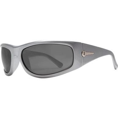 Electric Bolsa - Metallic Silver/Silver Polarised Lenses