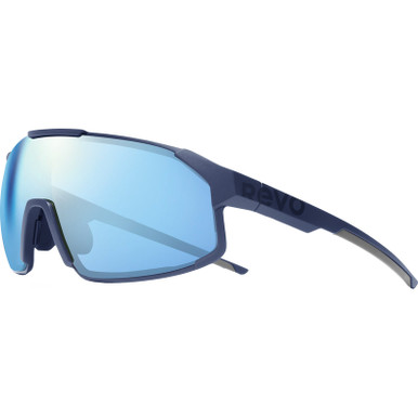 Matte Navy/Blue Water Mirror Photochromic Polarised Lenses