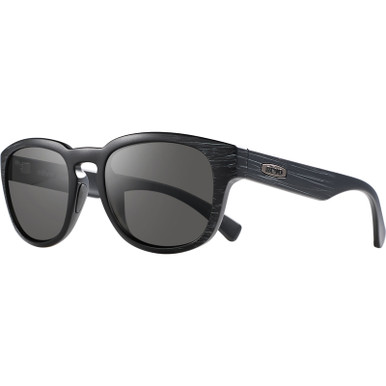 Revo Zinger, Matte Black Scratch/Graphite Silver Flash Mirror Lenses