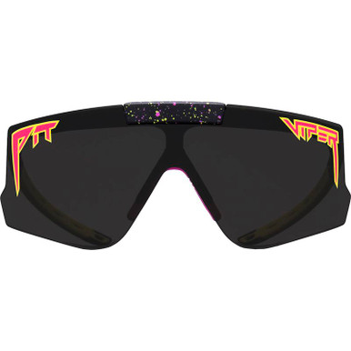 Pit Viper Flip Offs, 93 Dusk Black Splatter/Smoke Lenses