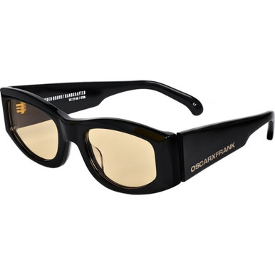 Oscar & Frank Garden Grove - Gloss Black/Yellow Photochromic Lenses
