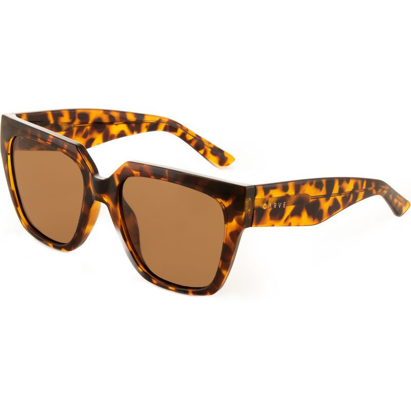 Buy Carve Brooklyn Gloss Tort/Brown Polarised Sunglasses