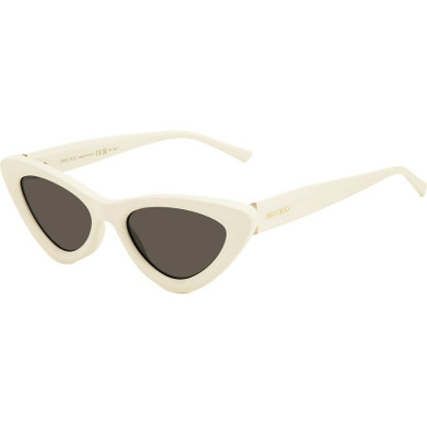 Jimmy Choo Addy, Ivory/Grey Lenses